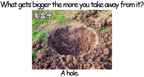 hole 洞