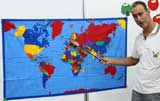world map english teacher teaching