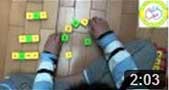 立體操作在無形中增加學童練習次數 英語單字拼字